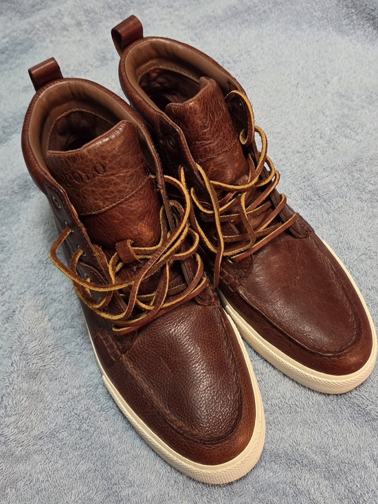 Polo Ralph Lauren Other - Polo by Ralph Lauren Brown Leather High-Top Boots
